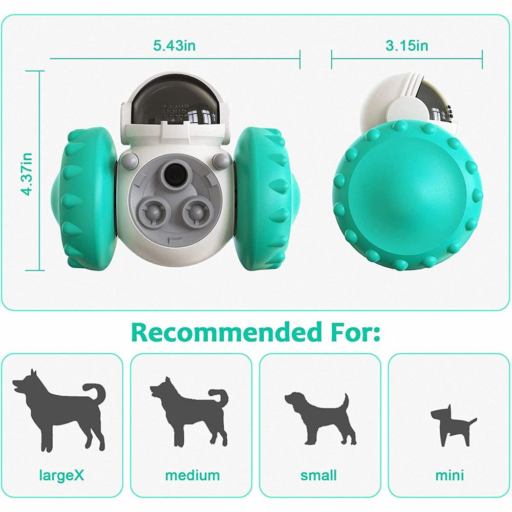 Pet Supplies : Interactive Dog Treat Toys, Robot Shape Slow Feeder for  Small Medium Dogs to Keep Them Busy, Enrichment Tumbler Pet Puzzle Toys for  IQ Training Mind Improvement(Blue) 