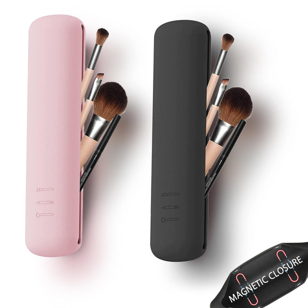 Travel Makeup Brush Holder for Travel Size Toiletries